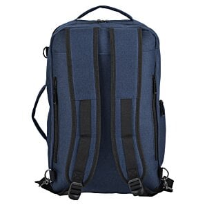 Additional Image 2 - a blue backpack with black straps