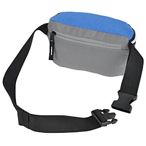 Additional Image 3 - a blue and grey waist bag