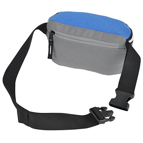 Additional Image 3 - a blue and grey waist bag