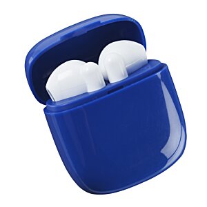 Additional Image 1 - a blue case with white balls inside