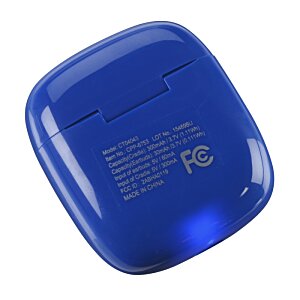 Additional Image 3 - a blue square object with text on it