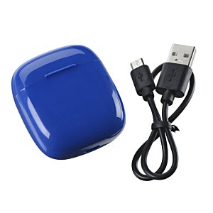 Additional Image 4 - a blue square box with a black cord