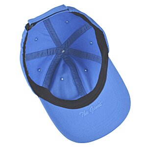 Additional Image 2 - a blue hat with a black band