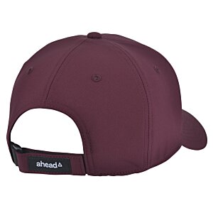 Additional Image 1 - a red hat with a white patch
