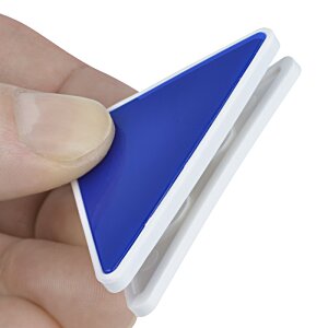 Additional Image 3 - a hand holding a blue triangle