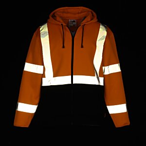 Additional Image 3 - a jacket with a reflective stripe