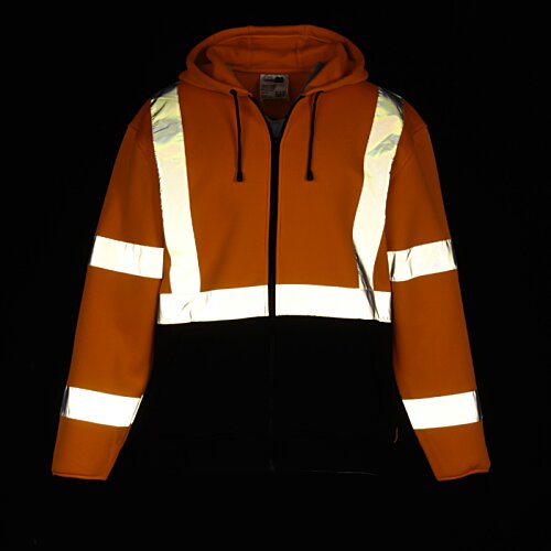 Additional Image 3 - a jacket with a reflective stripe