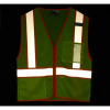 View Image 4 of 5 of Mesh Zippered Two-Tone Vest