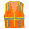 View Image 2 of 5 of Surveyor Zippered Two-Tone Vest