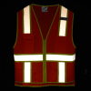 View Image 4 of 5 of Surveyor Zippered Two-Tone Vest