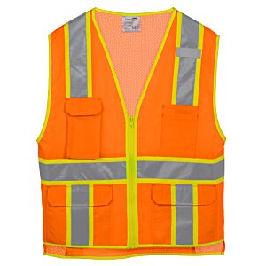 Additional Image 1 - a yellow and grey reflective vest