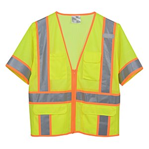 Additional Image 1 - a yellow vest with reflective stripes