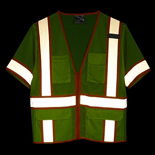 Additional Image 3 - a green and white vest