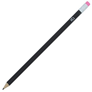 Additional Image 2 - a black pencil with a pink eraser