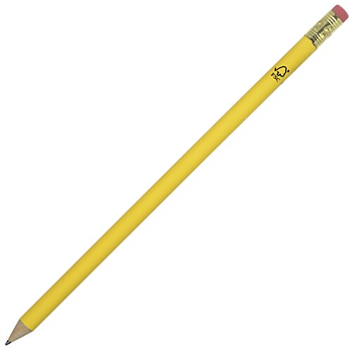 Additional Image 2 - a yellow pencil with a red eraser