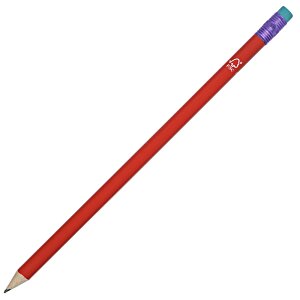 Additional Image 2 - a red pencil with blue eraser
