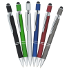 View Image 5 of 5 of Siena Soft Touch Stylus Metal Spinner Pen