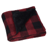 View Image 4 of 6 of Double Sided Sherpa Plush Blanket