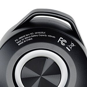 Additional Image 3 - a blue speaker and a small blue speaker