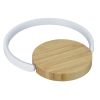 View Image 3 of 7 of Bamboo Wireless Charger Night Light