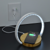 View Image 6 of 7 of Bamboo Wireless Charger Night Light
