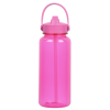 Additional Image 1 - a pink water bottle with a straw
