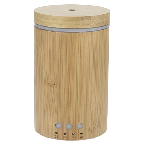Additional Image 2 - a round wooden cylinder with silver trim