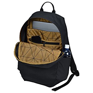 Additional Image 2 - a black backpack with a brown inside