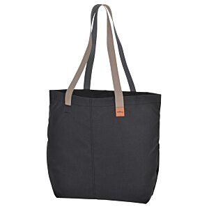 Additional Image 1 - a black bag with brown straps