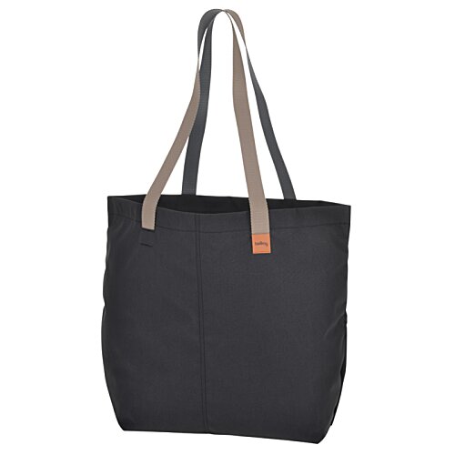 Additional Image 1 - a black bag with brown straps
