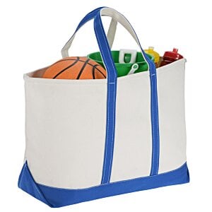 Additional Image 1 - a white and blue bag with toys