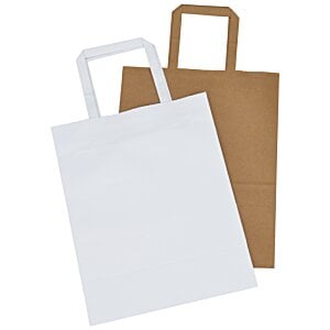 Additional Image 2 - a white and brown shopping bags