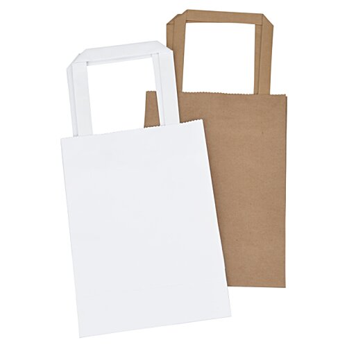 Additional Image 2 - a white and brown shopping bags
