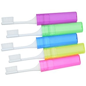 Additional Image 4 - a group of colorful toothbrushes