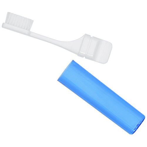Additional Image 2 - a white and blue toothbrushes