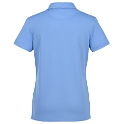 a blue shirt on a white background