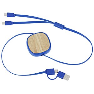 Additional Image 1 - a blue cord with a round object on it