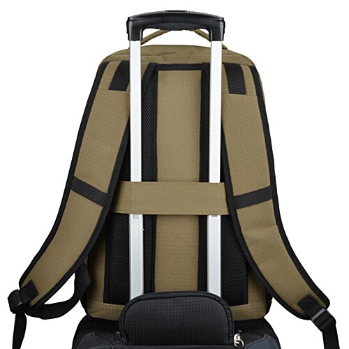 Additional Image 4 - a brown backpack with black straps