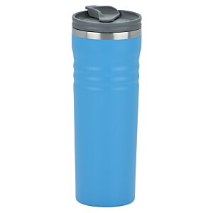 Additional Image 1 - a blue cylindrical object with a grey top