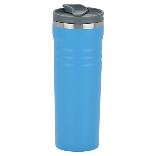 Additional Image 1 - a blue cylindrical object with a grey top