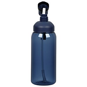 Additional Image 1 - a blue water bottle with a black handle