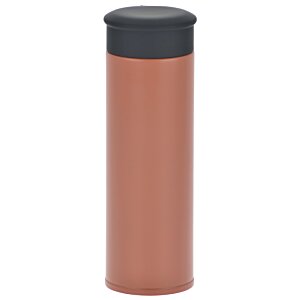 Additional Image 1 - a brown cylindrical container with a black top
