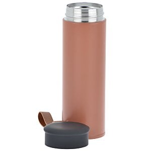 Additional Image 3 - a brown and silver thermos