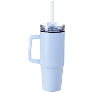 Additional Image 1 - a white cup with a straw