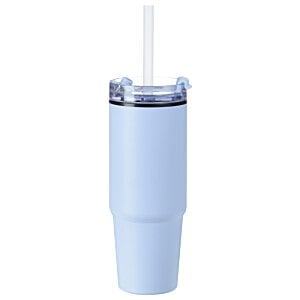 Additional Image 3 - a blue cup with a straw