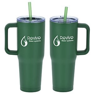 Additional Image 1 - a couple of green cups with straws