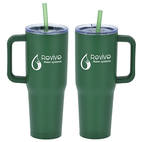 Additional Image 1 - a couple of green cups with straws