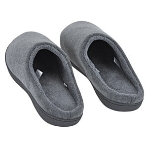 Additional Image 1 - a pair of grey slippers