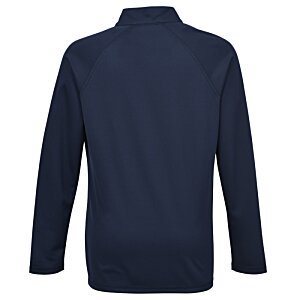 Additional Image 1 - a back view of a blue jacket