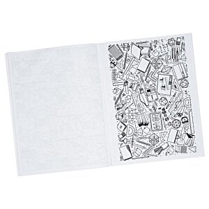 Additional Image 1 - a white paper with a black and white image
